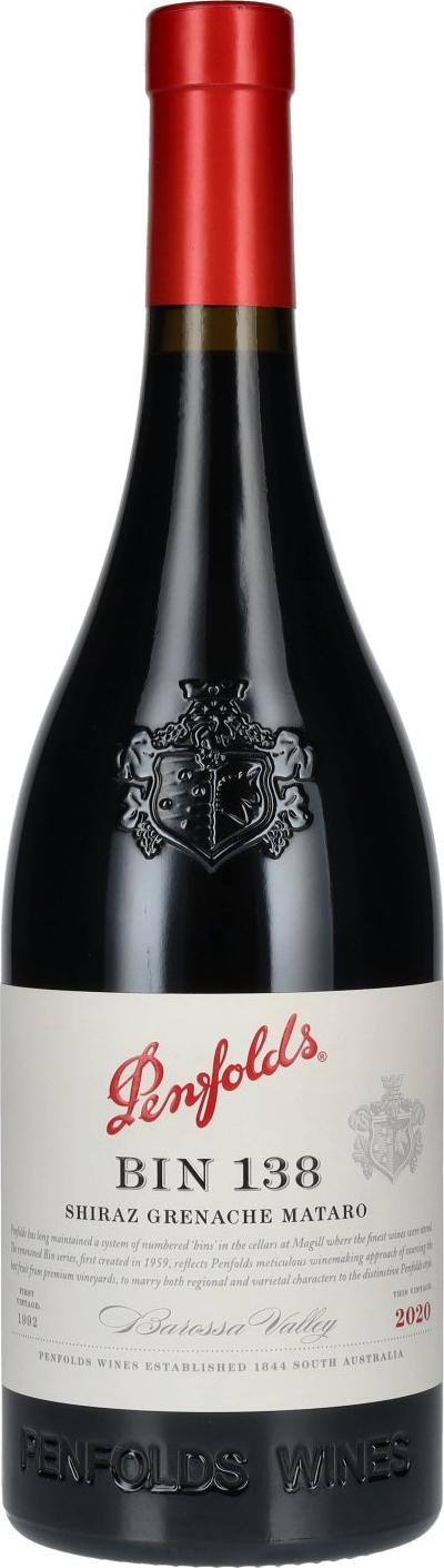 Penfolds BIN 138 SHIRAZ GRENACHE MATARO 14,5% Vol. 0,75l