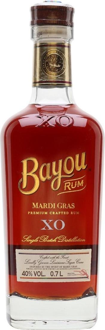 Bayou Rum Bayou XO MARDI GRAS Premium Crafted Rum 40% Vol. 0,7l