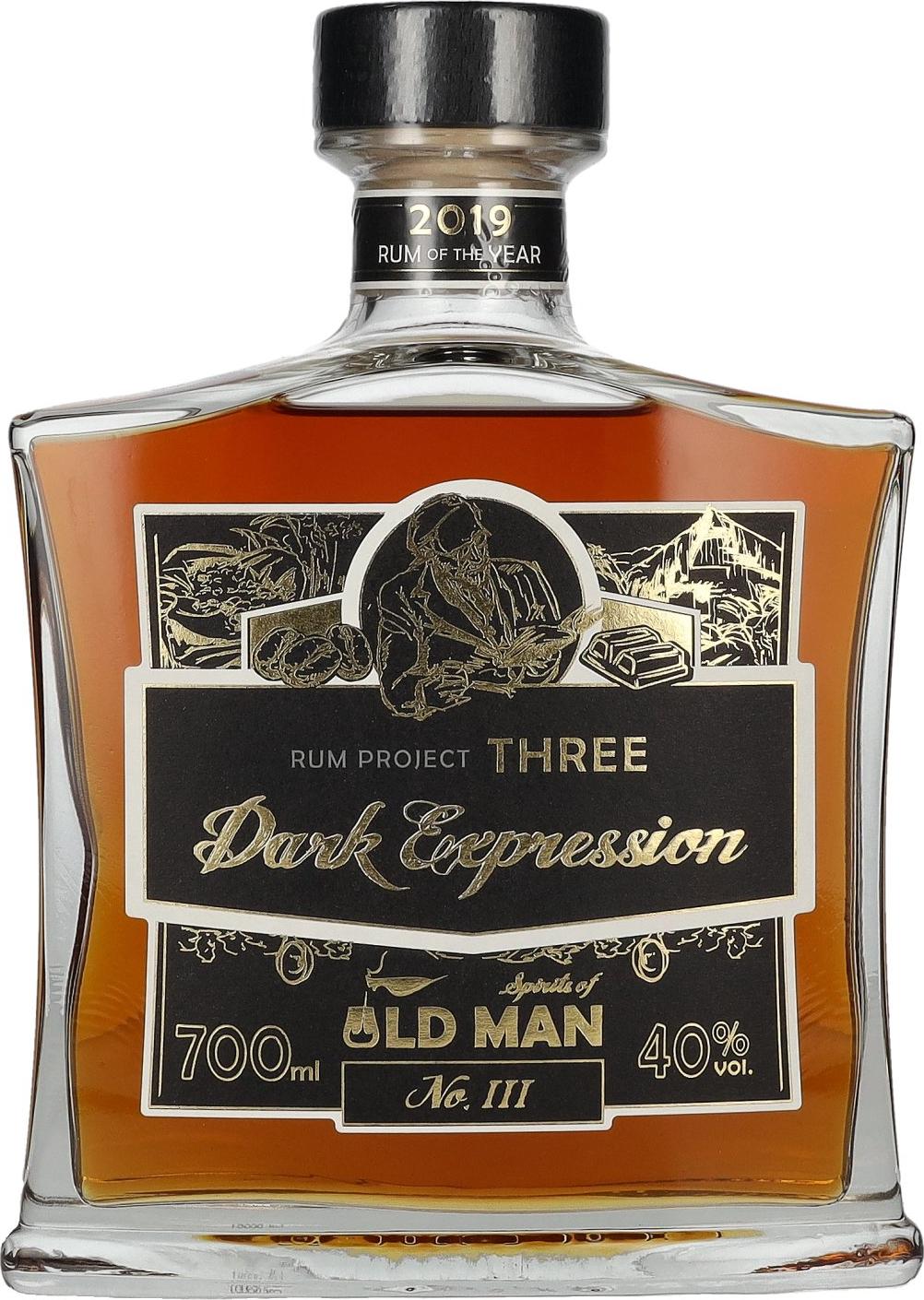 Old Man Rum Project THREE Dark Expression 40% Vol. 0,7l