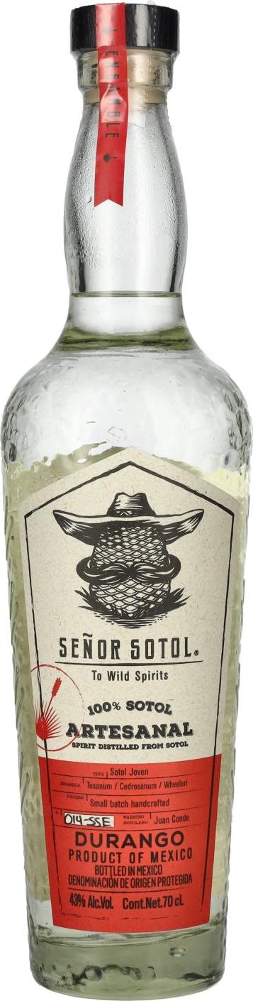 Señor Sotol Durango 100% Sotol Artesanal DOP 43% Vol. 0,7l