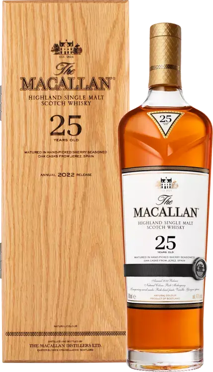 The Macallan SHERRY OAK 25 Years Old 2022 Release 43% Vol. 0,7l
