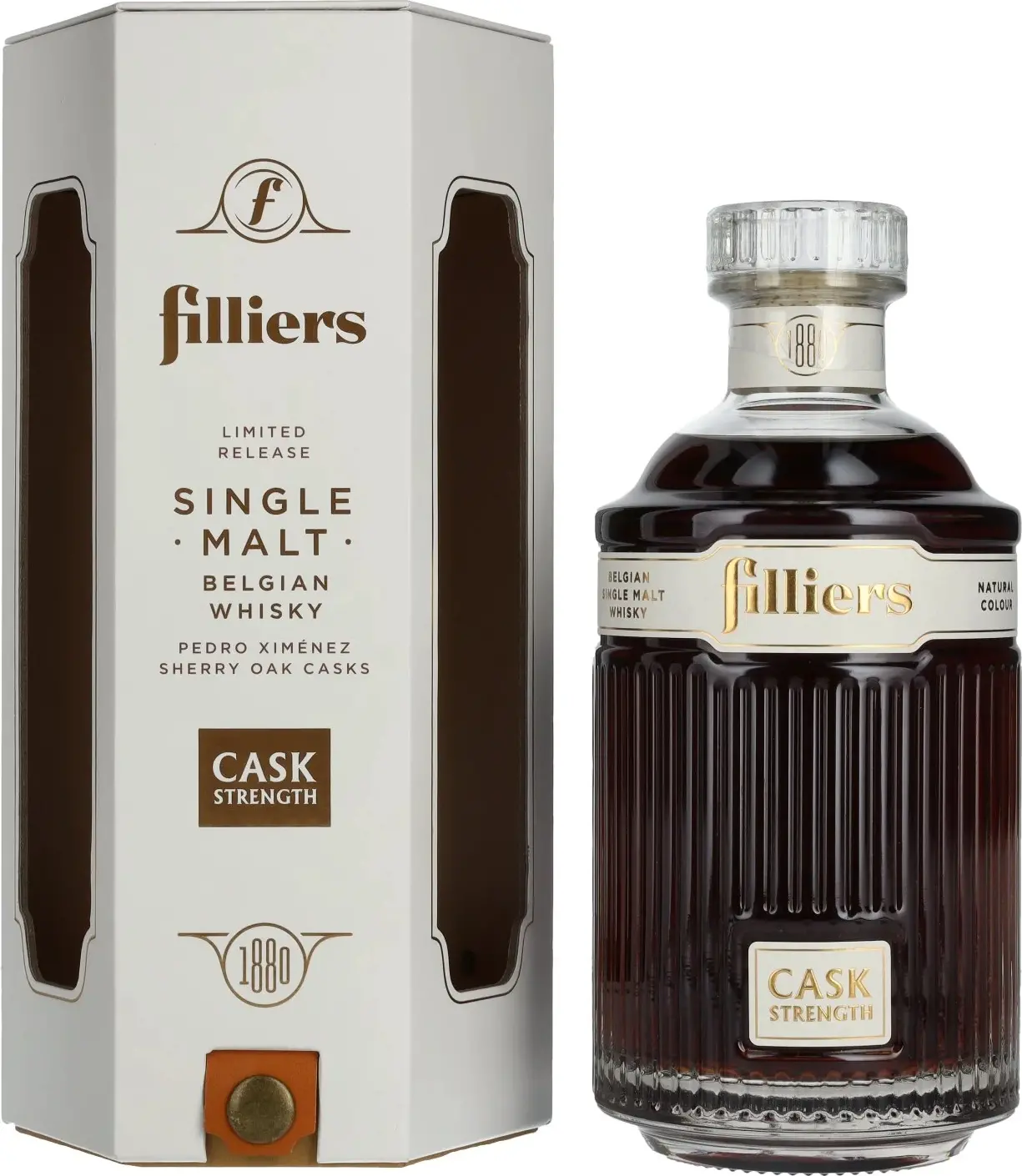 Filliers Sherry Cask Belgian Single Malt Whisky Cask Strength Limited Release 58,5% Vol. 0,7l in Giftbox