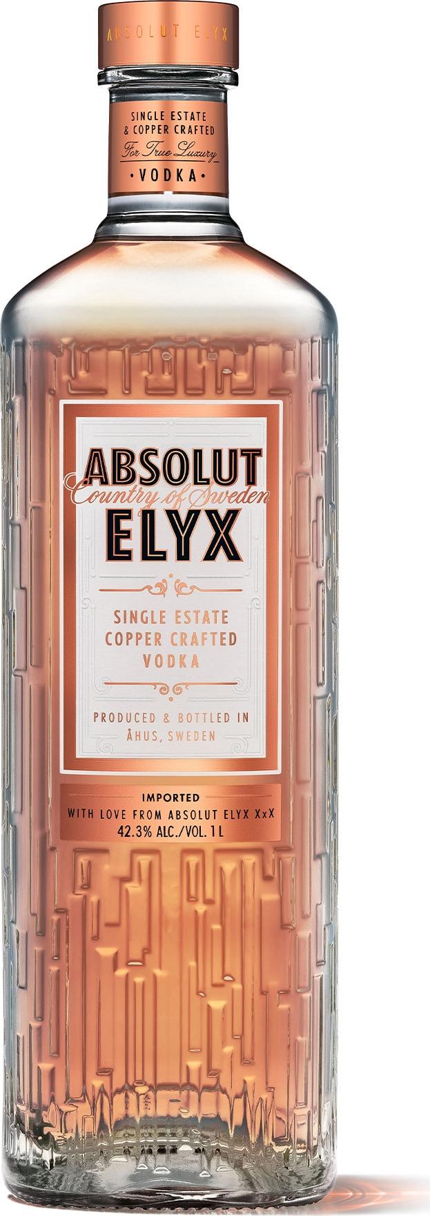 Absolut Vodka ELYX 42,3% Vol. 0,7l