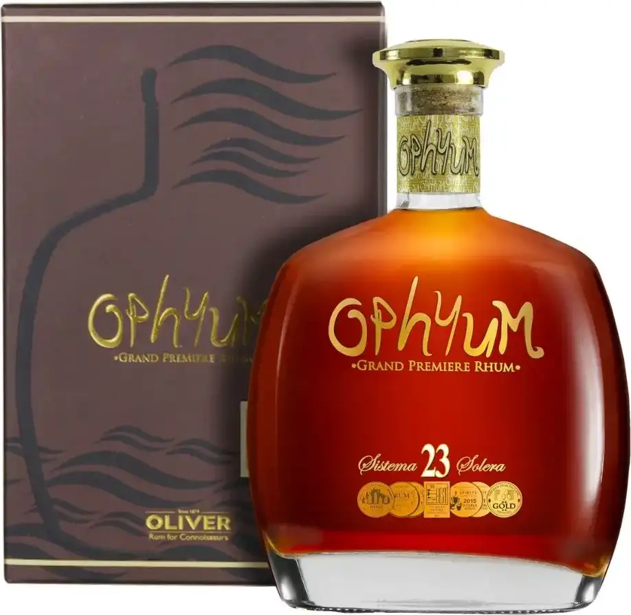 Ophyum Grand Premiere 23 Años Solera Rhum 40% Vol. 0,7l in Giftbox