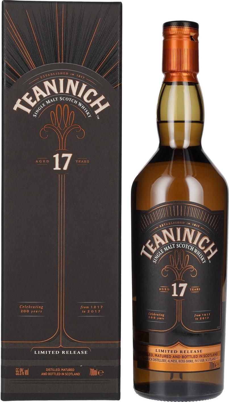 Teaninich 17 Years Old Single Malt Scotch Whisky Limited Release 2017 55,9% Vol. 0,7l in Giftbox