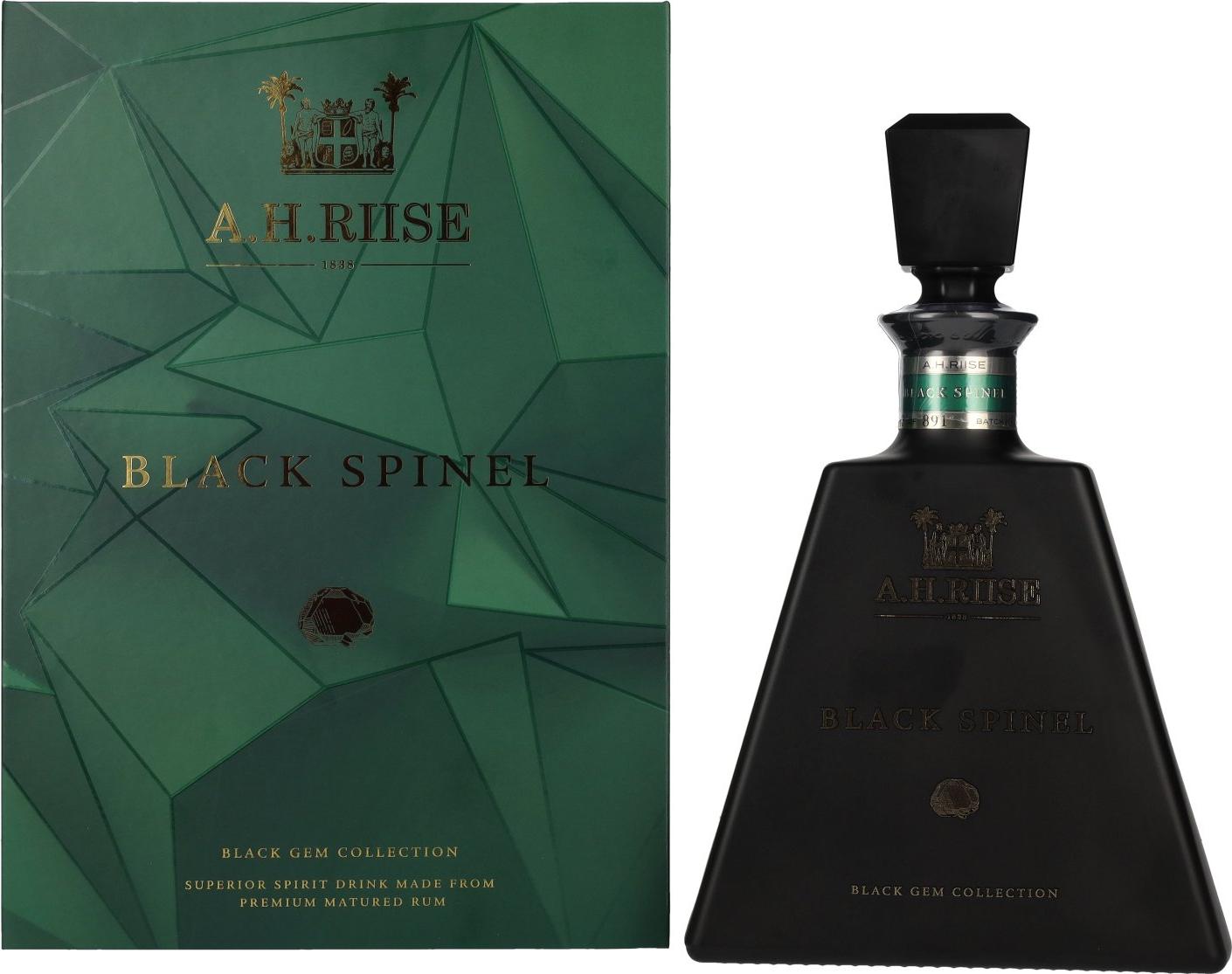 A.H. Riise / Old St. Croix Black Spinel BLACK GEM COLLECTION 46,1% Vol. 0,7l in Giftbox