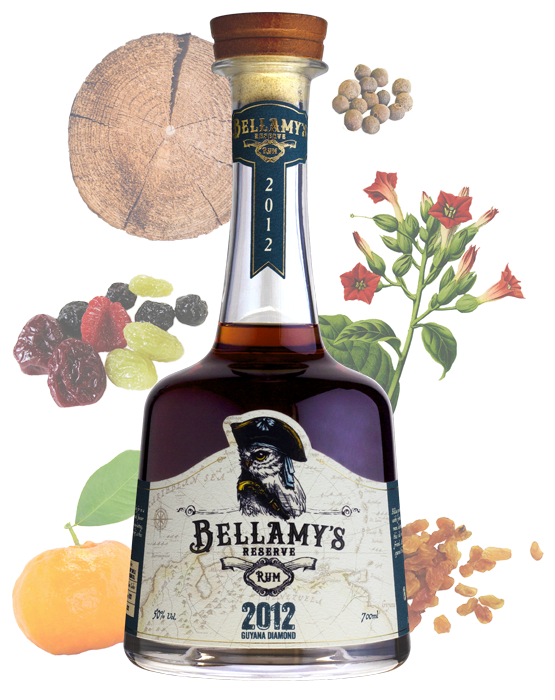 Bellamy's 2012 Guyana Reserve Rum 50% Vol. 0,7l