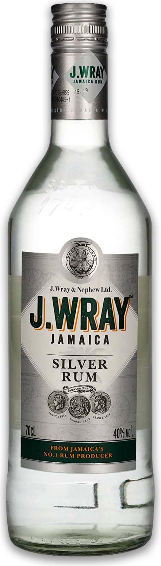 Wray & Nephew J.Wray Silver Jamaica Rum 40% Vol. 0,7l