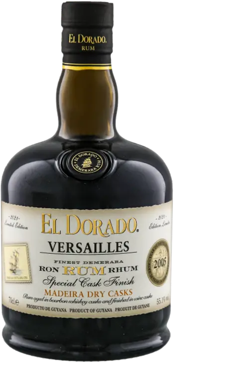 El Dorado VERSAILLES Special Madeira Dry Casks Rum 2005 55,1% Vol. 0,7l