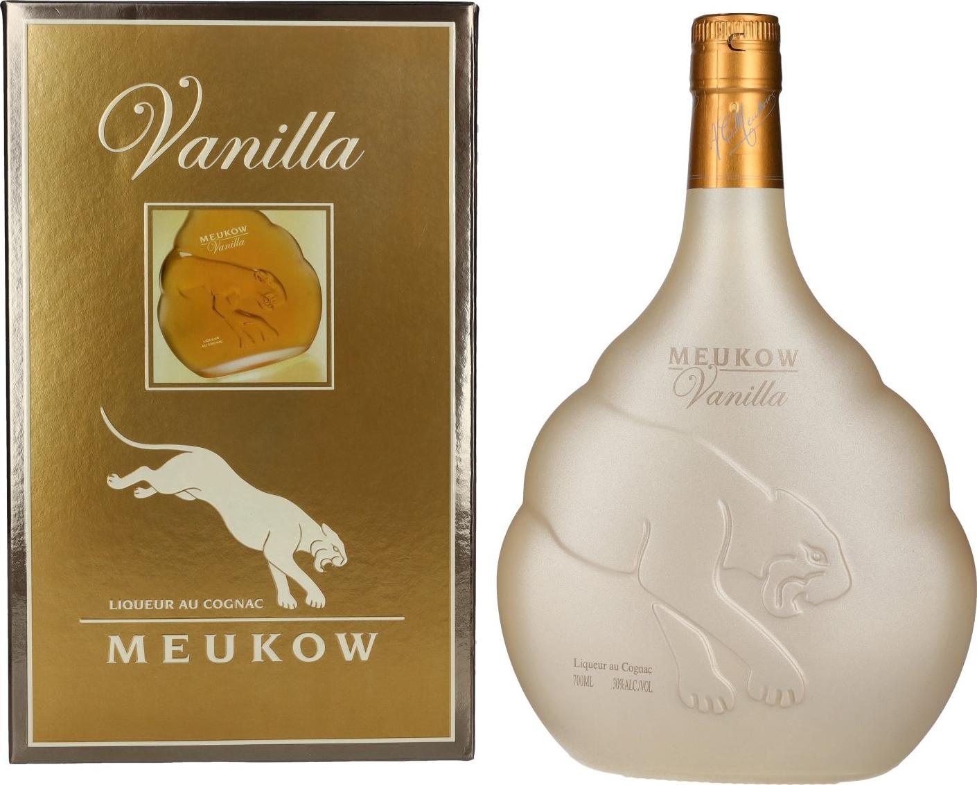 Meukow Vanilla Liqueur au Cognac 30% Vol. 0,7l in Giftbox