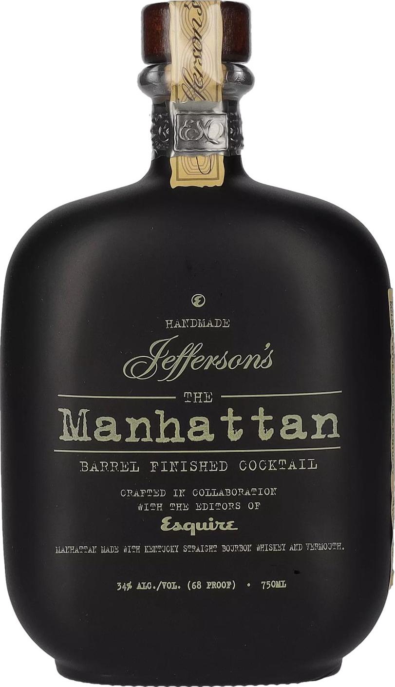 Jefferson's Crafted MANHATTEN Barrel Finished Cocktail 34% Vol. 0,75l