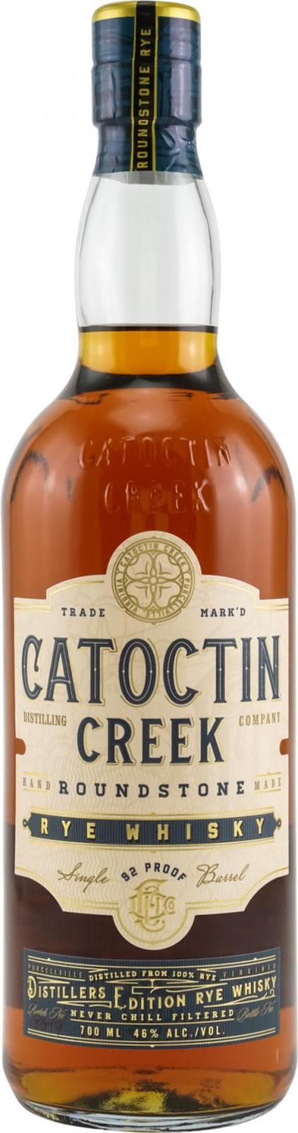 Catoctin Creek Rye Whisky Distillers Edition 46% Vol. 0,7l