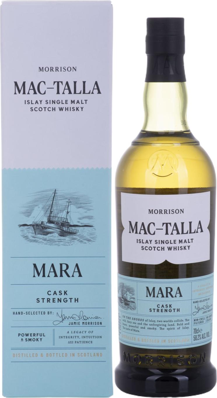 MAC-TALLA MARA Cask Strength Islay Single Malt Scotch Whisky 58,2% Vol. 0,7l in Giftbox