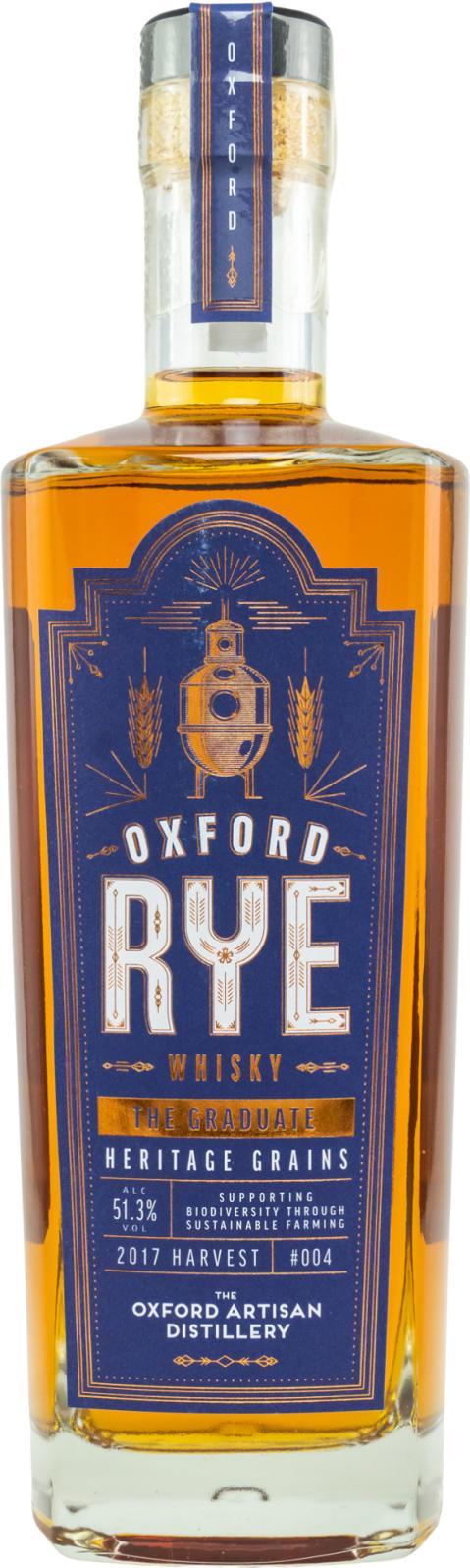 The Oxford Artisan Distillery Oxford Rye THE GRADUATE Whisky Batch No. 4 51,3% Vol. 0,7l