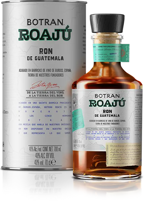 Botran ROAJÚ Ron de Guatemala Rum 40% Vol. 0,7l in Giftbox