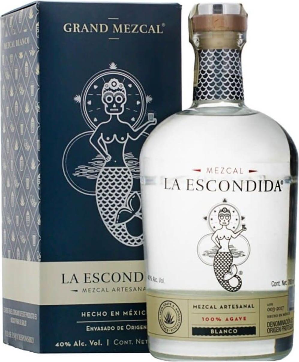 La Escondida Mezcal Artesanal Blanco 40% Vol. 0,7l in Giftbox