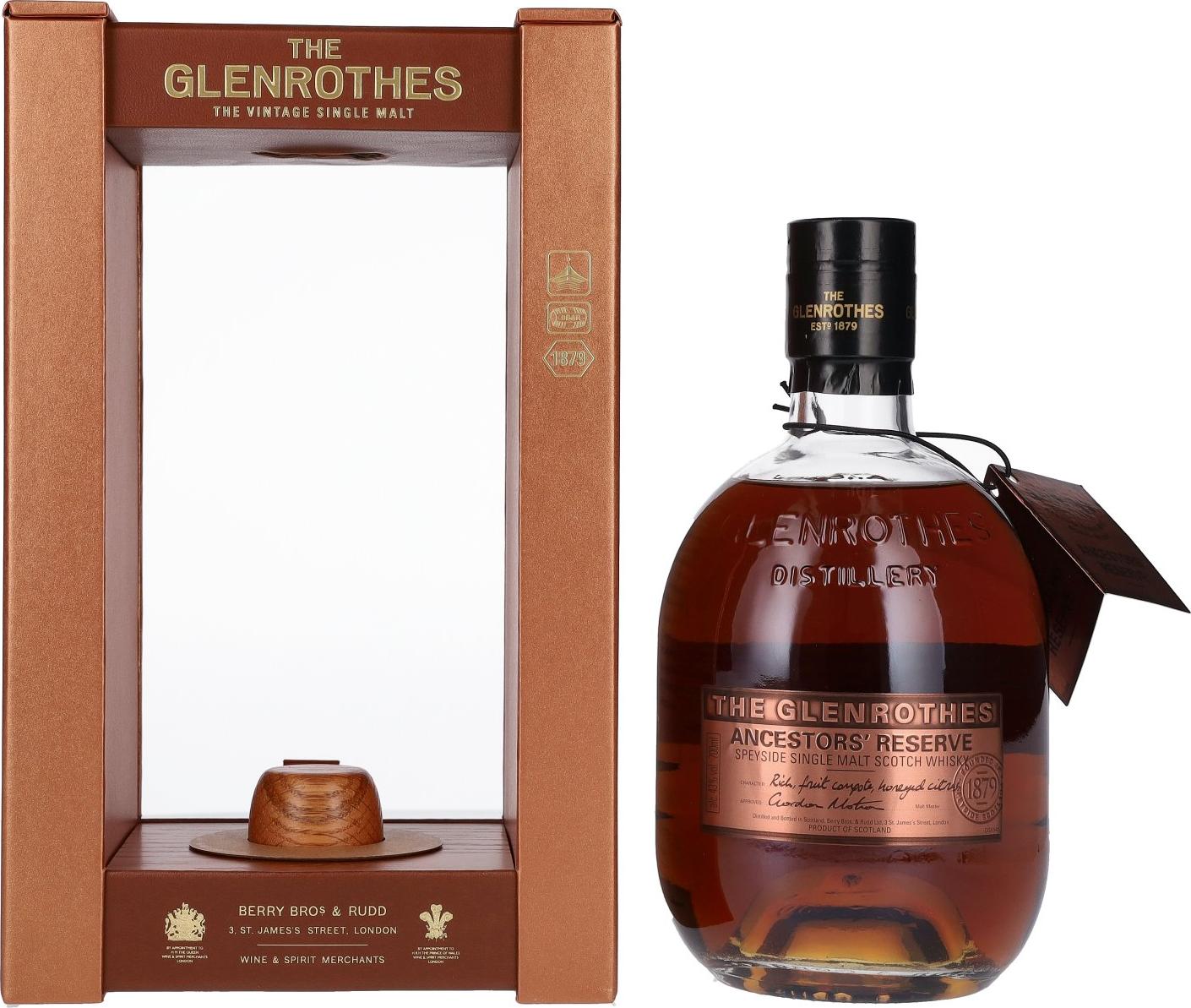 The Glenrothes ANCESTORES RESERVE 43% Vol. 0,7l in Giftbox