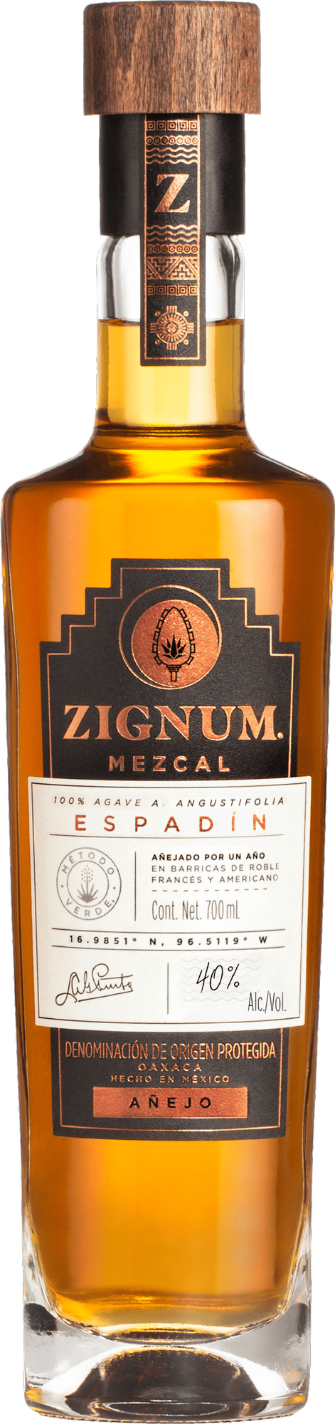 Zignum Mezcal Añejo 40% Vol. 0,7l