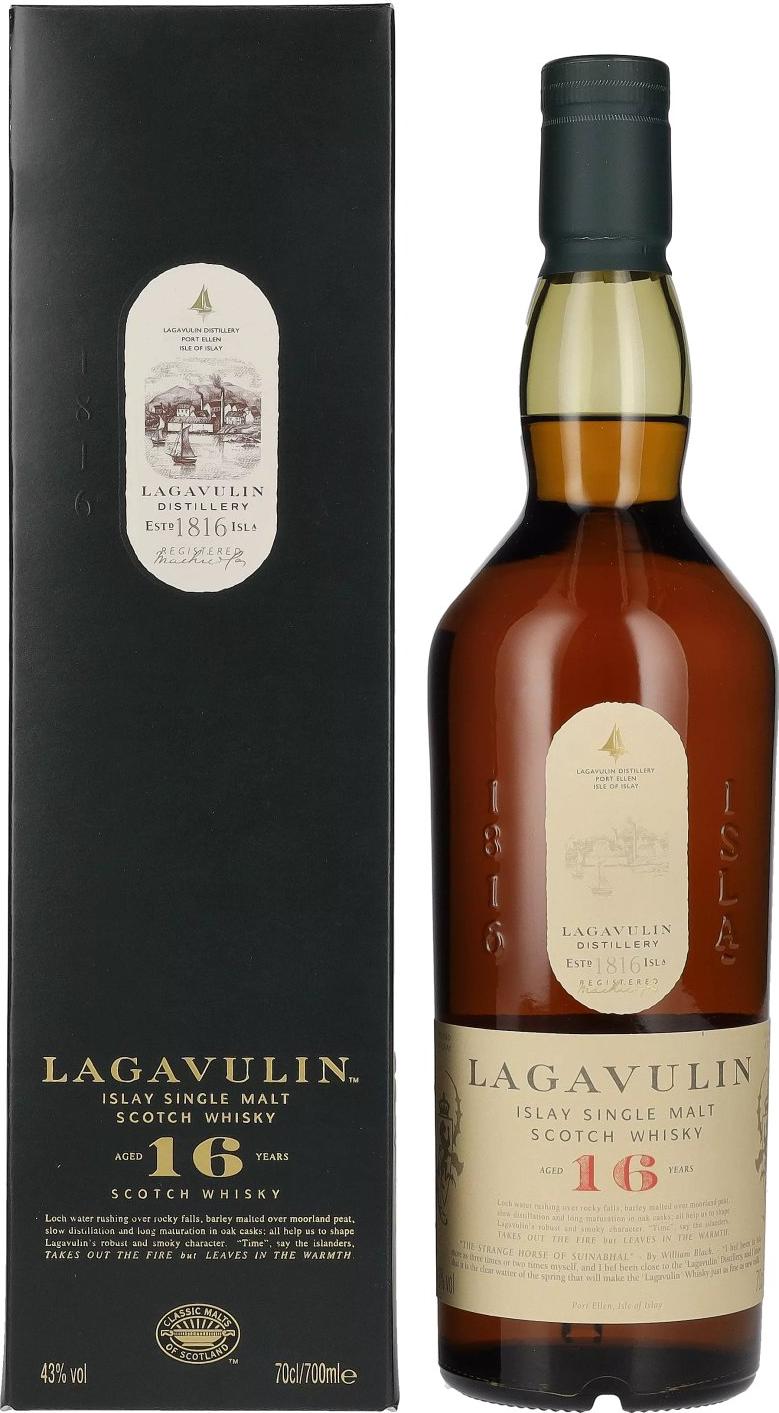 Lagavulin 16 Years Old 43% Vol. 0,7l