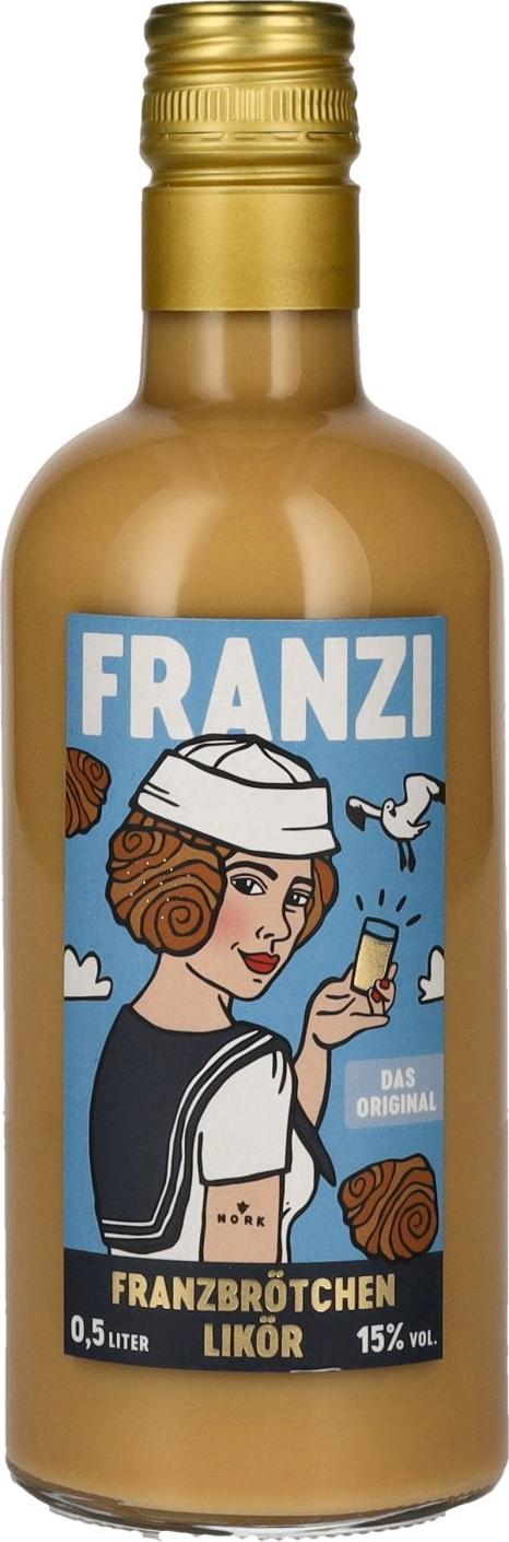 Franzi-Franzbrötchenlikör Liqueur 15% Vol. 0,5l