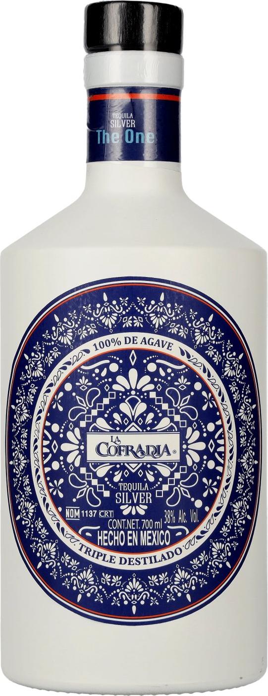 La Cofradia Tequila Silver Triple Destilado 100% de Agave 38% Vol. 0,7l