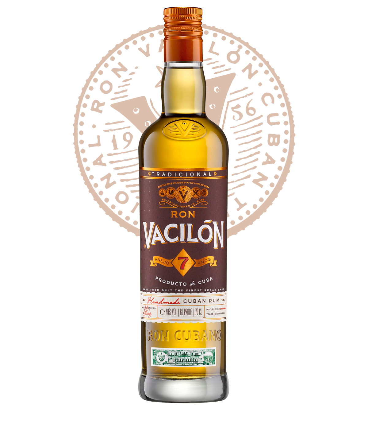 Ron Vacilón Añejo 7 Años 40% Vol. 0,7l