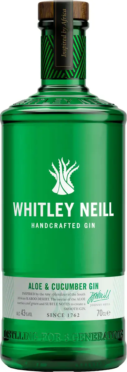 Whitley Neill ALOE AND CUCUMBER GIN 43% Vol. 0,7l