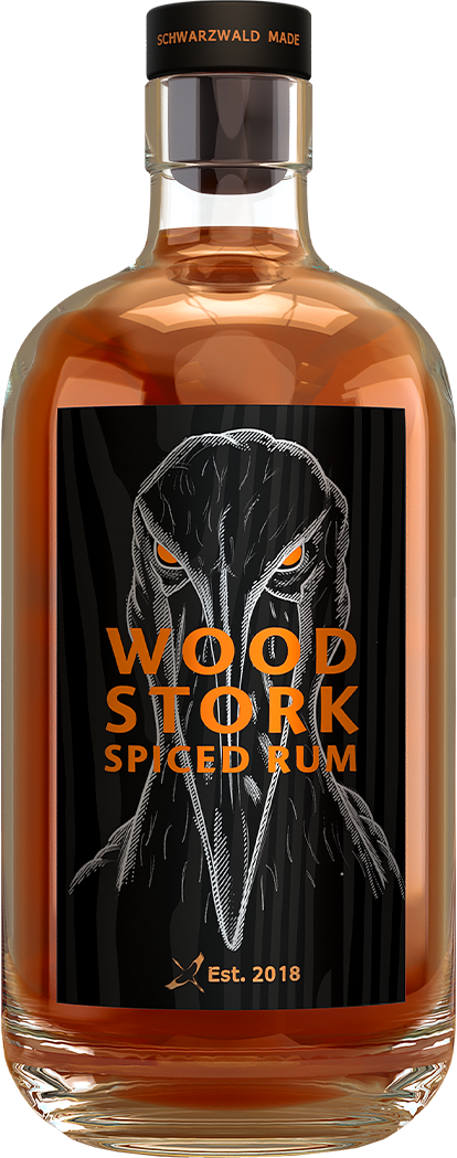 Wood Stork Schwarzwald Spiced Rum 40% Vol. 0,5l