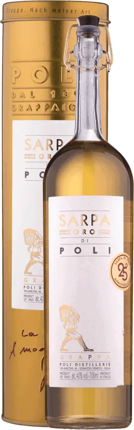 Poli Grappa Sarpa Oro di Poli 40% Vol. 0,7l in Giftbox