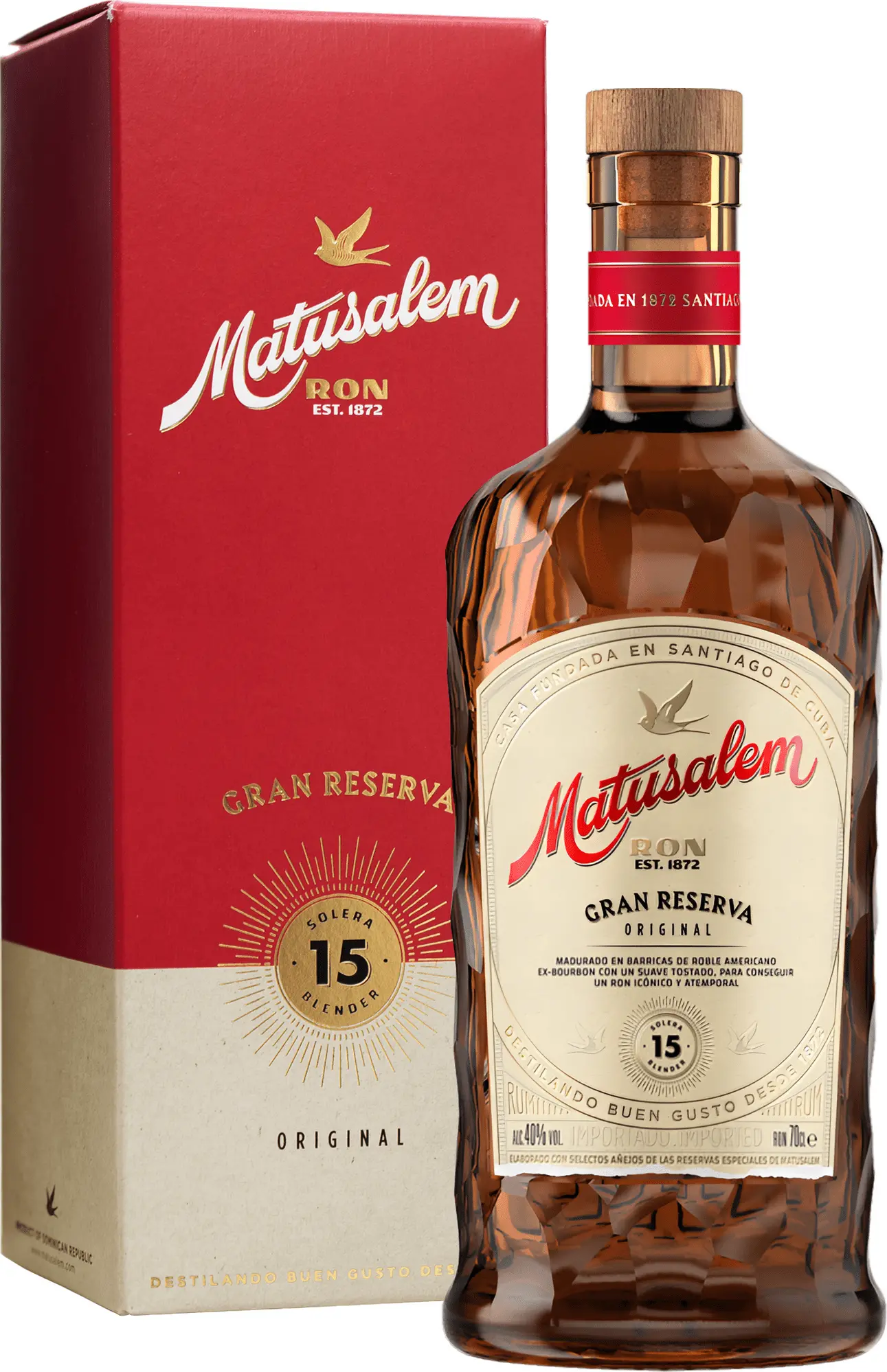 Ron Matusalem Gran Reserva 15 YO Rum 40% Vol. 0,7l in Giftbox