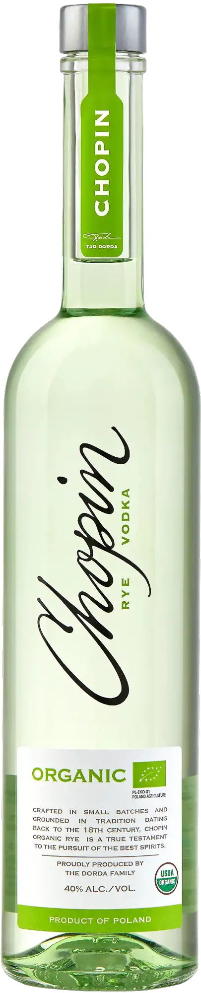 Chopin Rye Vodka Organic 40% Vol. 0,7l