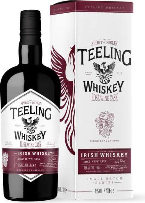 Teeling Whiskey Rosé Wine Cask 46% Vol. 0,7l in Giftbox