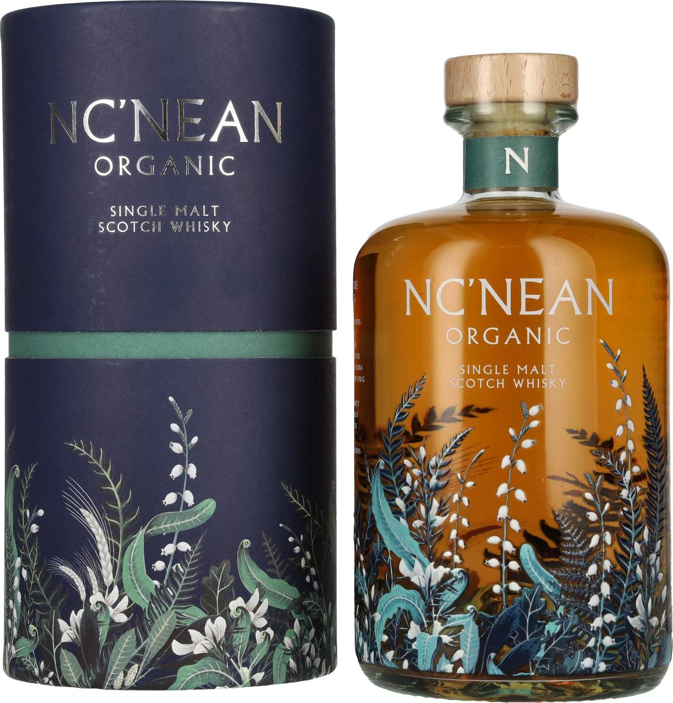 Nc'nean ORGANIC Single Malt Scotch Whisky Batch BH08 46% Vol. 0,7l in Giftbox