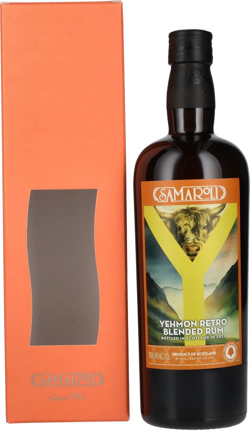 Samaroli Yehmon Retro Blended Rum 2023 49% Vol. 0,7l in Giftbox