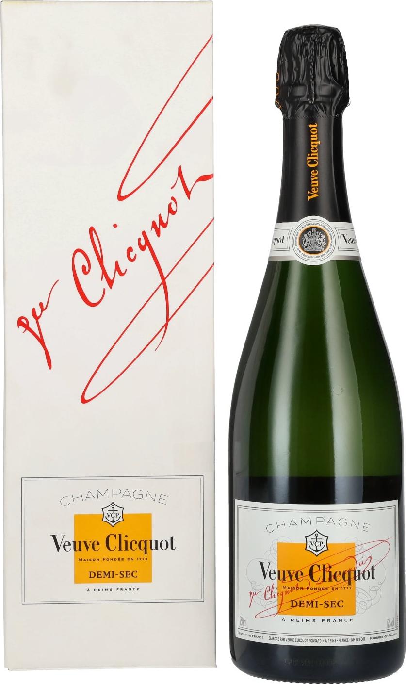 Veuve Clicquot Champagne DEMI-SEC 12% Vol. 0,75l in Giftbox