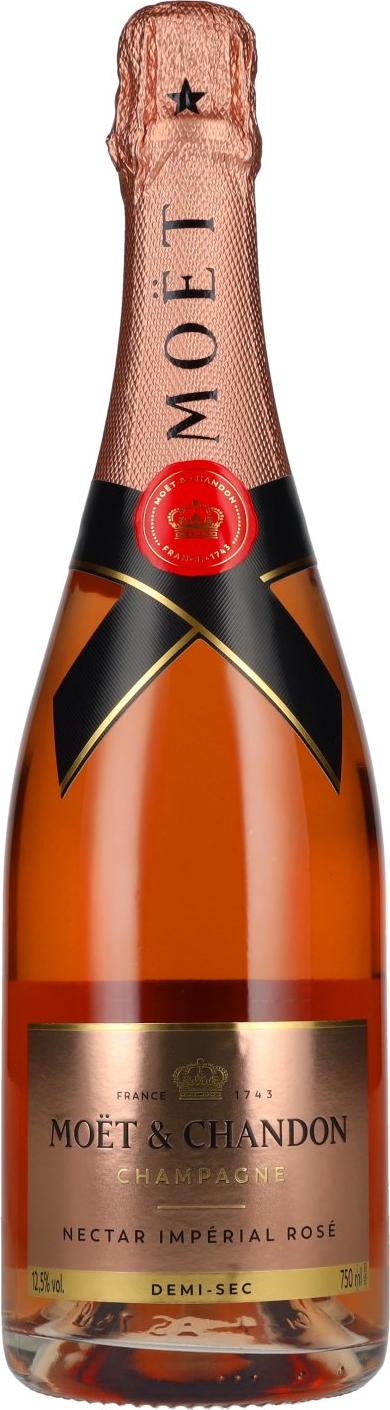 Moët & Chandon NECTAR IMPÉRIAL ROSÉ Demi-Sec Champagne 12,5% Vol. 0,75l