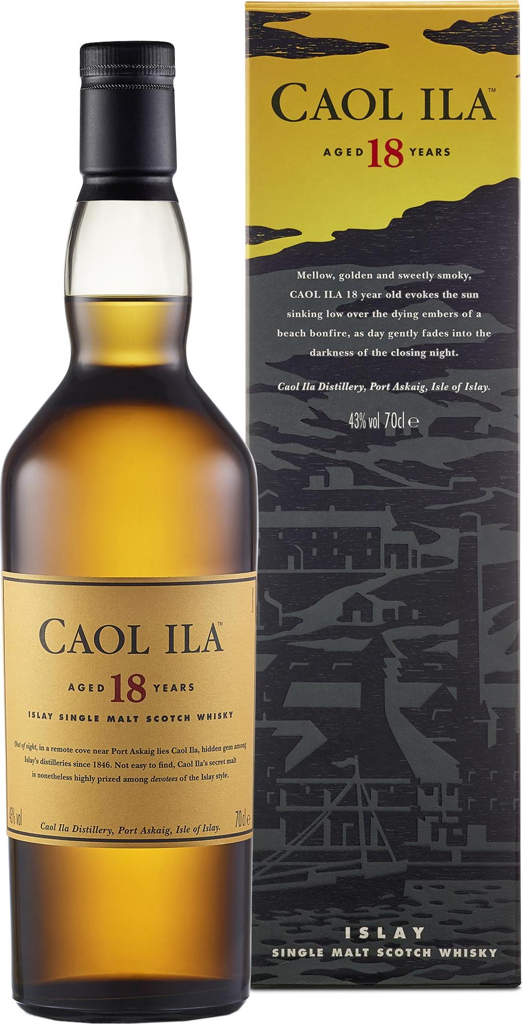 Caol Ila 18 Years Old Islay Single Malt 43% Vol. 0,7l in Giftbox