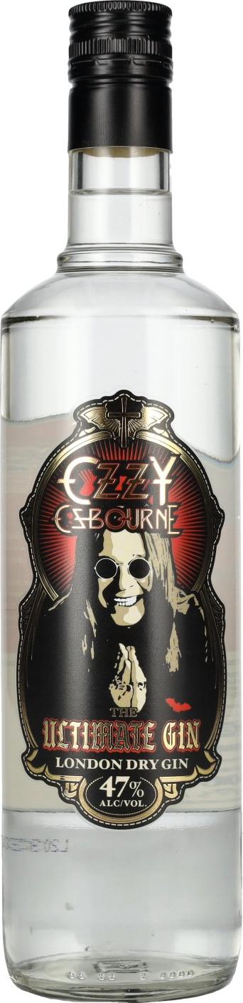 Ozzy Osbourne The Ultimate London Dry Gin 47% Vol. 0,7l
