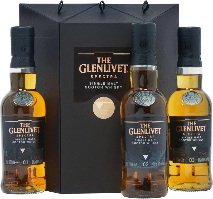 The Glenlivet SPECTRA 3x0,2l in Giftbox
