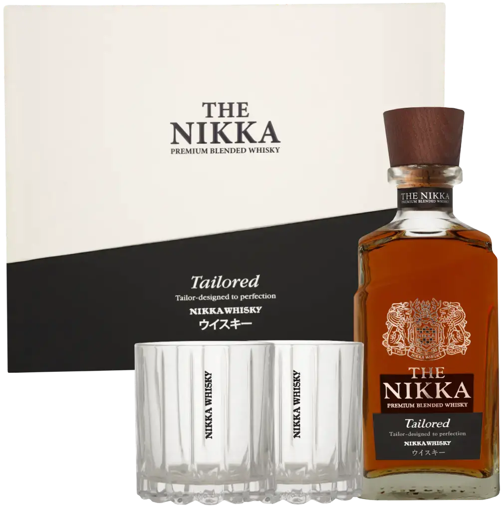 Nikka Tailored Premium Blended Whisky 43% Vol. 0,7l in Giftbox with 2 glasses