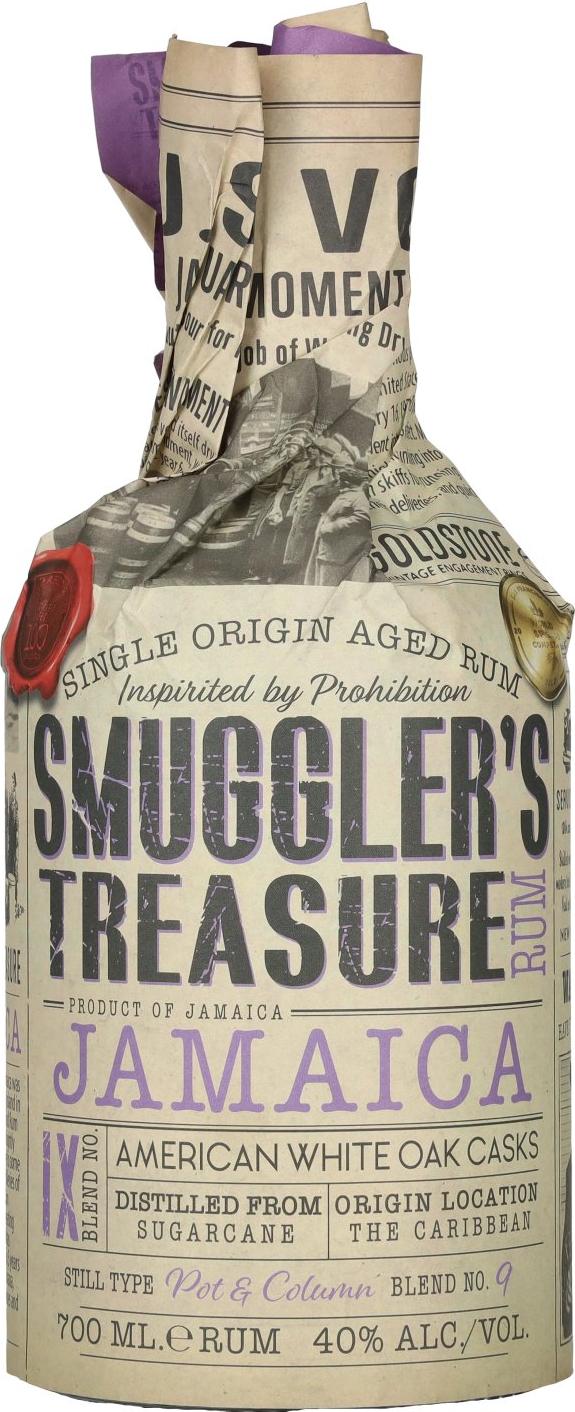Smuggler's Treasure JAMAICA Single Origin Aged Rum 40% Vol. 0,7l