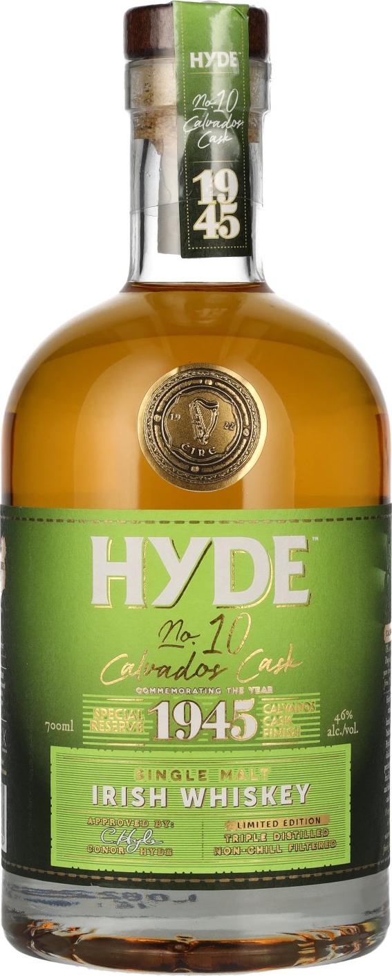 Hyde No.10 CALVADOS CASK 1945 Single Malt Irish Whiskey 46% Vol. 0,7l