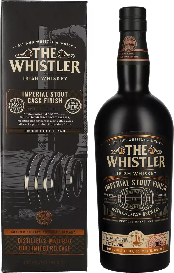 The Whistler IMPERIAL STOUT CASK FINISH Irish Whiskey 43% Vol. 0,7l in Giftbox