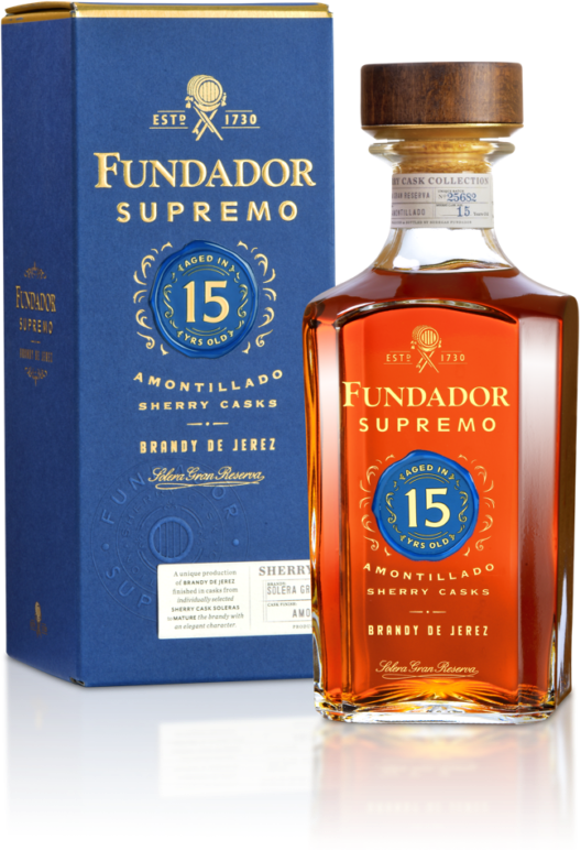 Fundador Supremo 15 Years Old 40% Vol. 0,7l in Giftbox