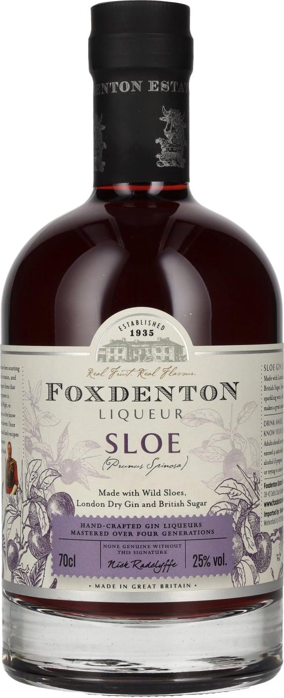 Foxdenton SLOE Gin Liqueur 25% Vol. 0,7l