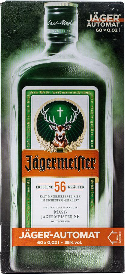 Jägermeister 60 AUTOMAT 35% Vol. 60x0,02l