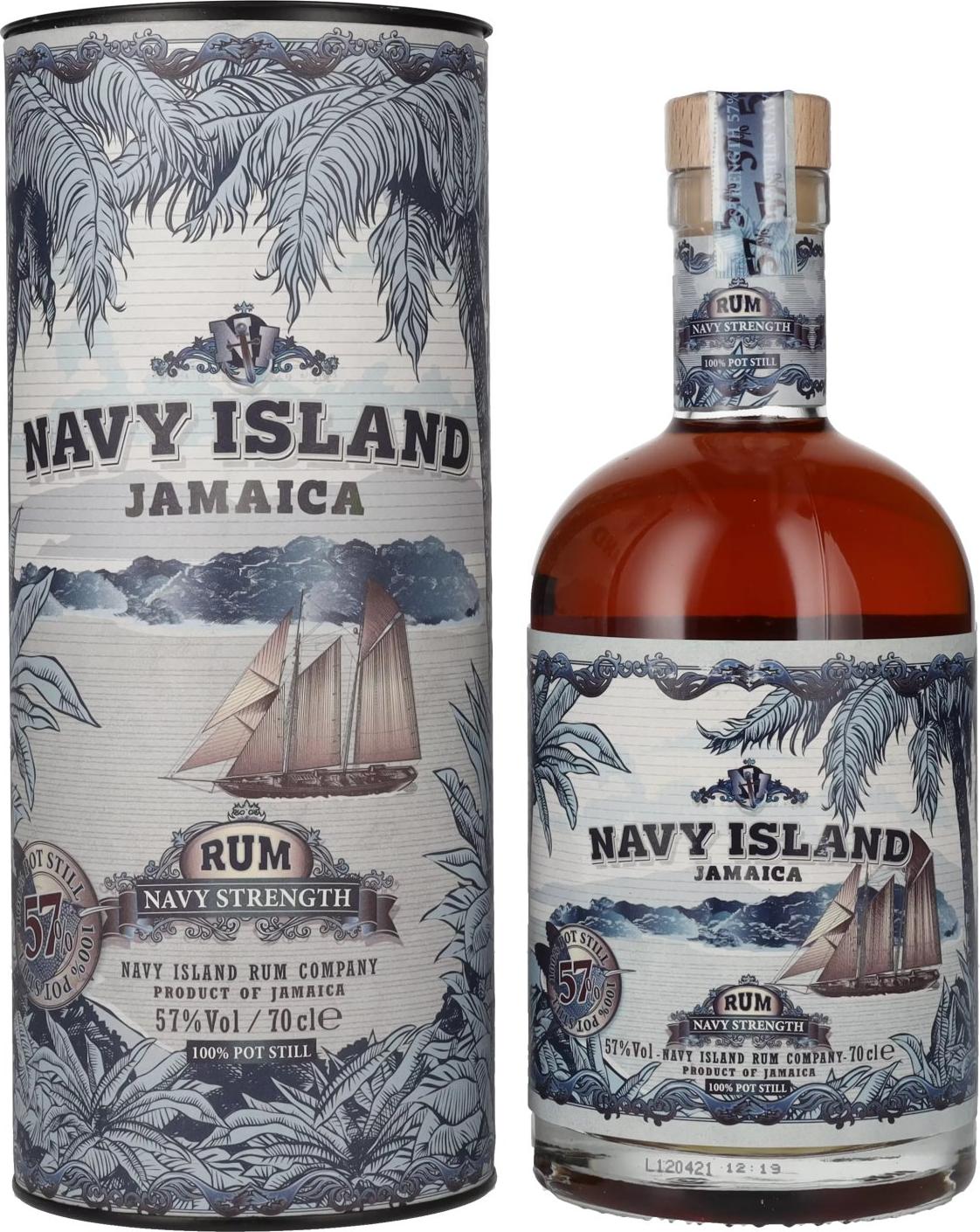 Navy Island JAMAICA Navy Strength Rum 57% Vol. 0,7l in Giftbox