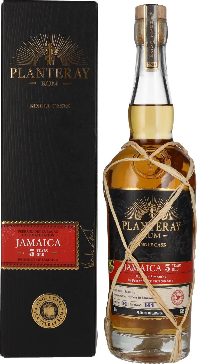 Plantation / Planteray JAMAICA 5 Years Old Curacao Cask Finish Rum 46,9% Vol. 0,7l in Giftbox