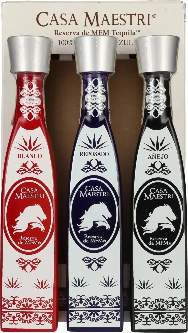Casa Maestri MFM Tequila Gift Set 40% Vol. 3x0,1l