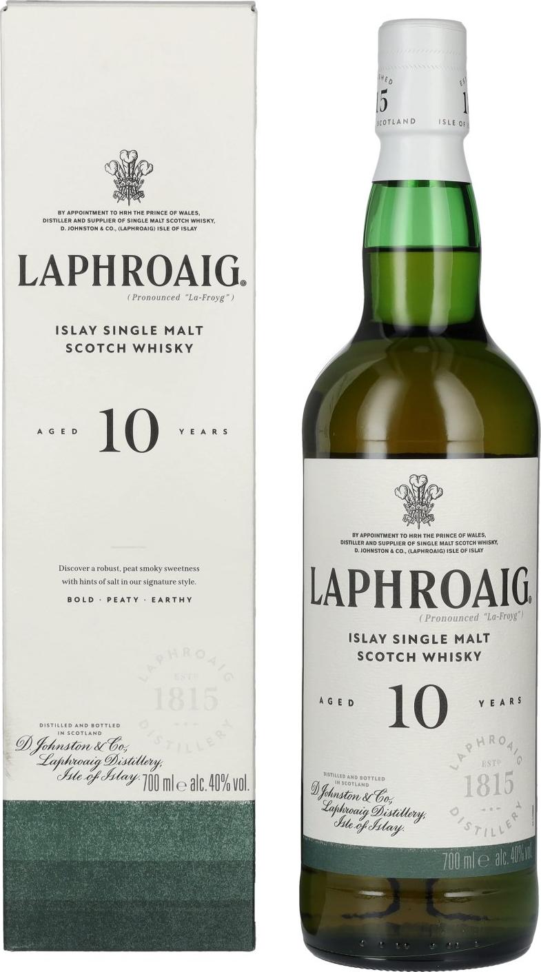 Laphroaig 10 Year Old 40% Vol. 0,7l in Giftbox